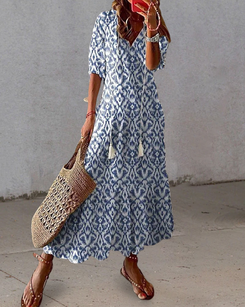 ND | Maxi-robe d'été élégante