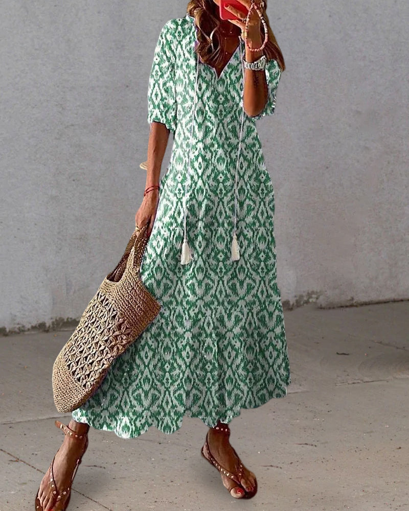 ND | Maxi-robe d'été élégante