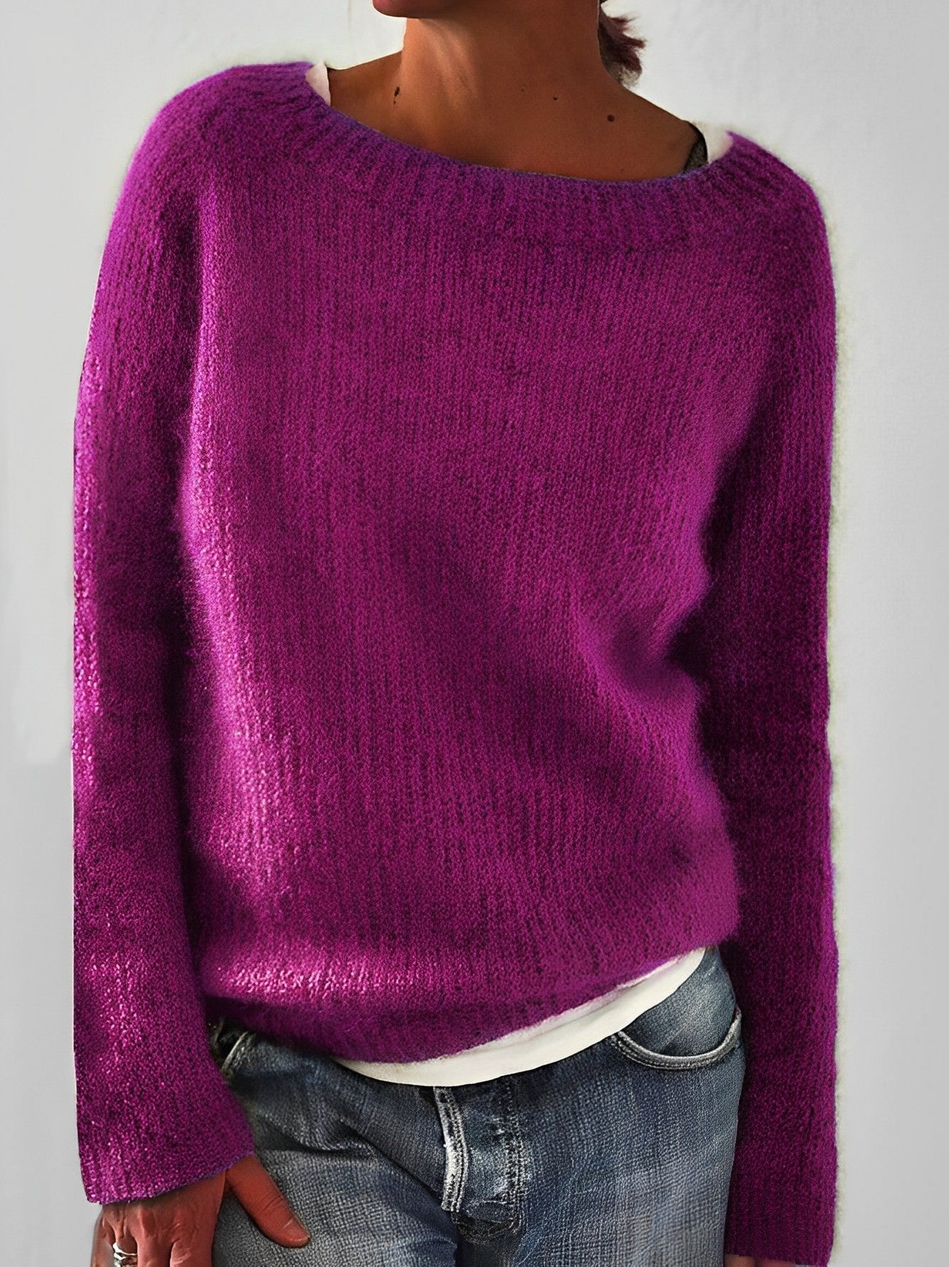 ND | Pull-over léger en tricot structuré