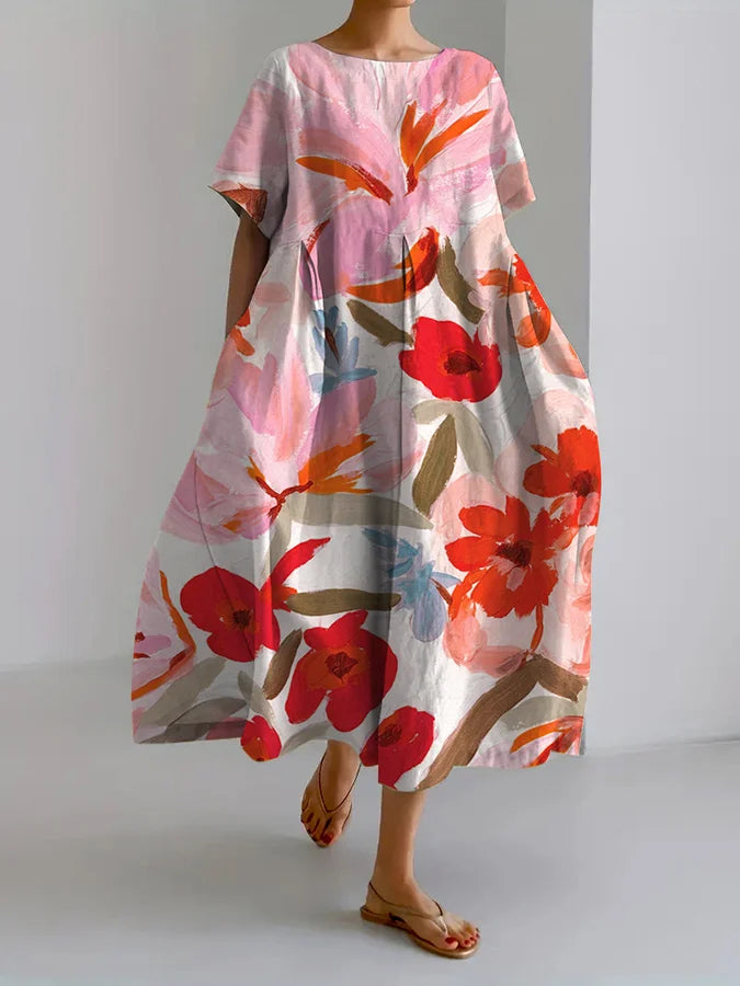 ND | Maxi robe à fleurs en vrac