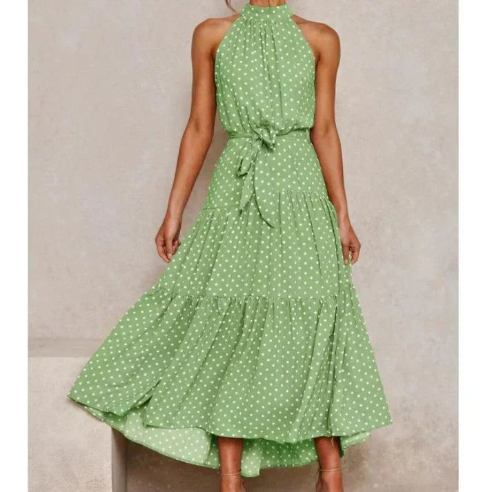 ND | Loisirs Halter Dot Robes longues
