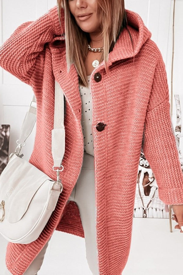 ND | Veste en tricot avec capuche