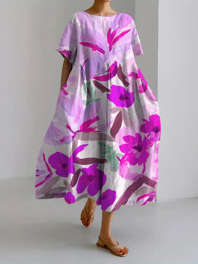 ND | Maxi robe à fleurs en vrac