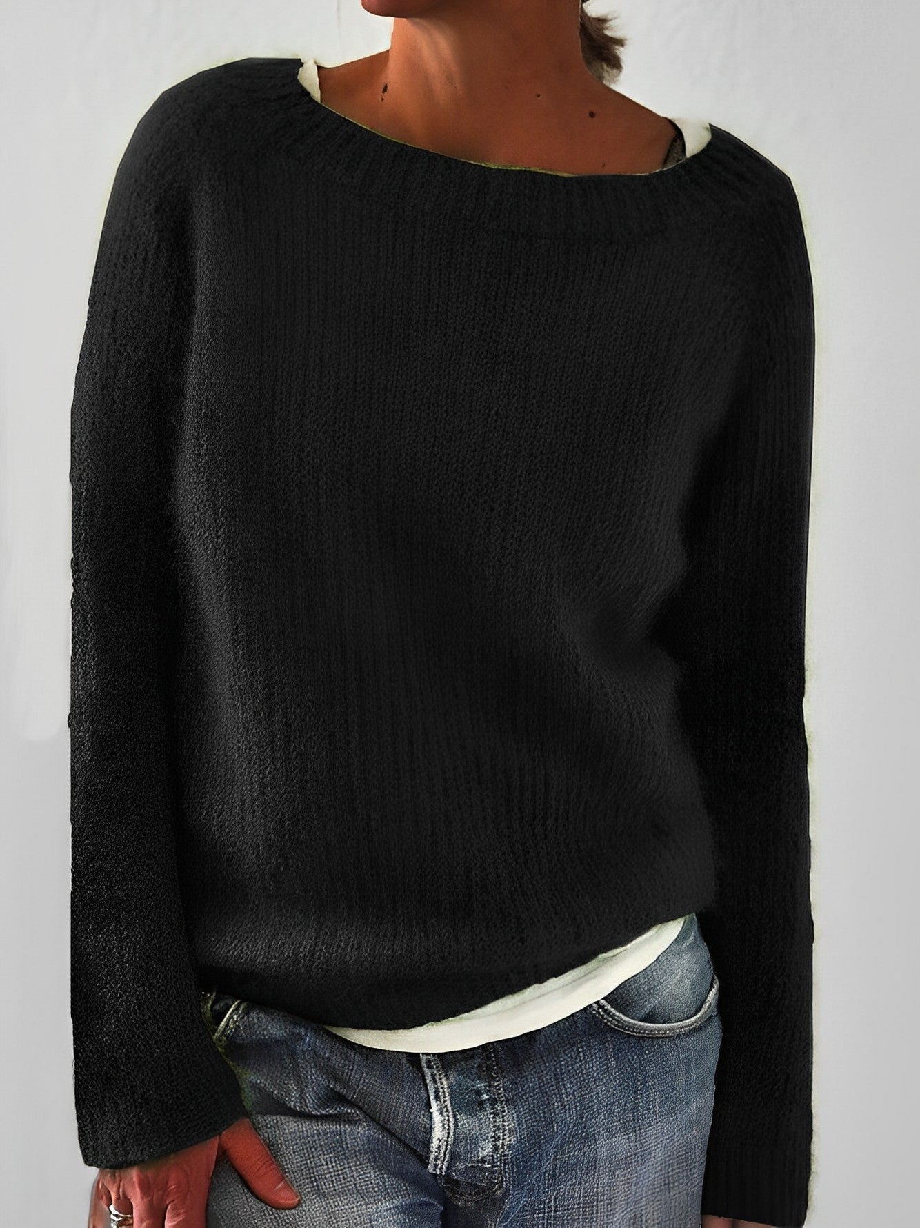 ND | Pull-over léger en tricot structuré