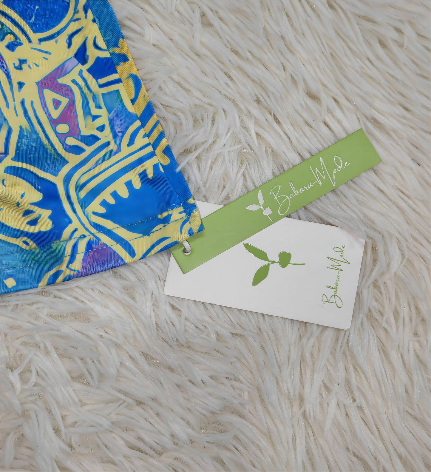 ND | Mini-robe bleu océan à manches courtes et à la longueur du genou, imprimée de mandalas