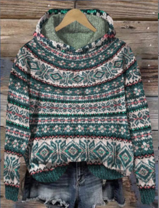 ND | Sweat à capuche confortable à motifs