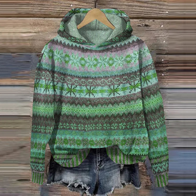 ND | Sweat à capuche confortable à motifs
