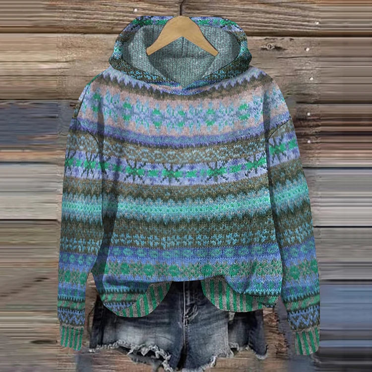 ND | Sweat à capuche confortable à motifs
