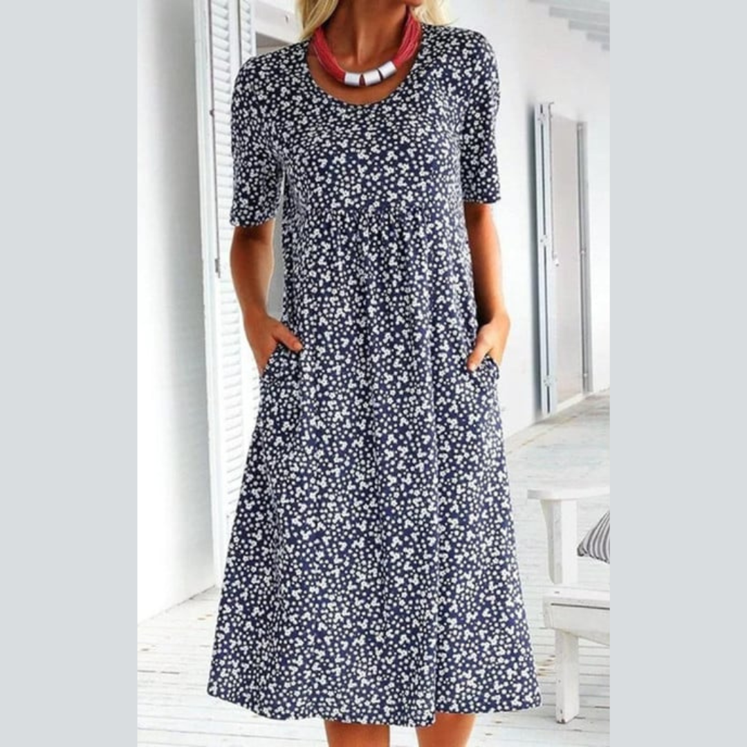 EP | ROBE MIDI CHIC AVEC STYLE FLORAL