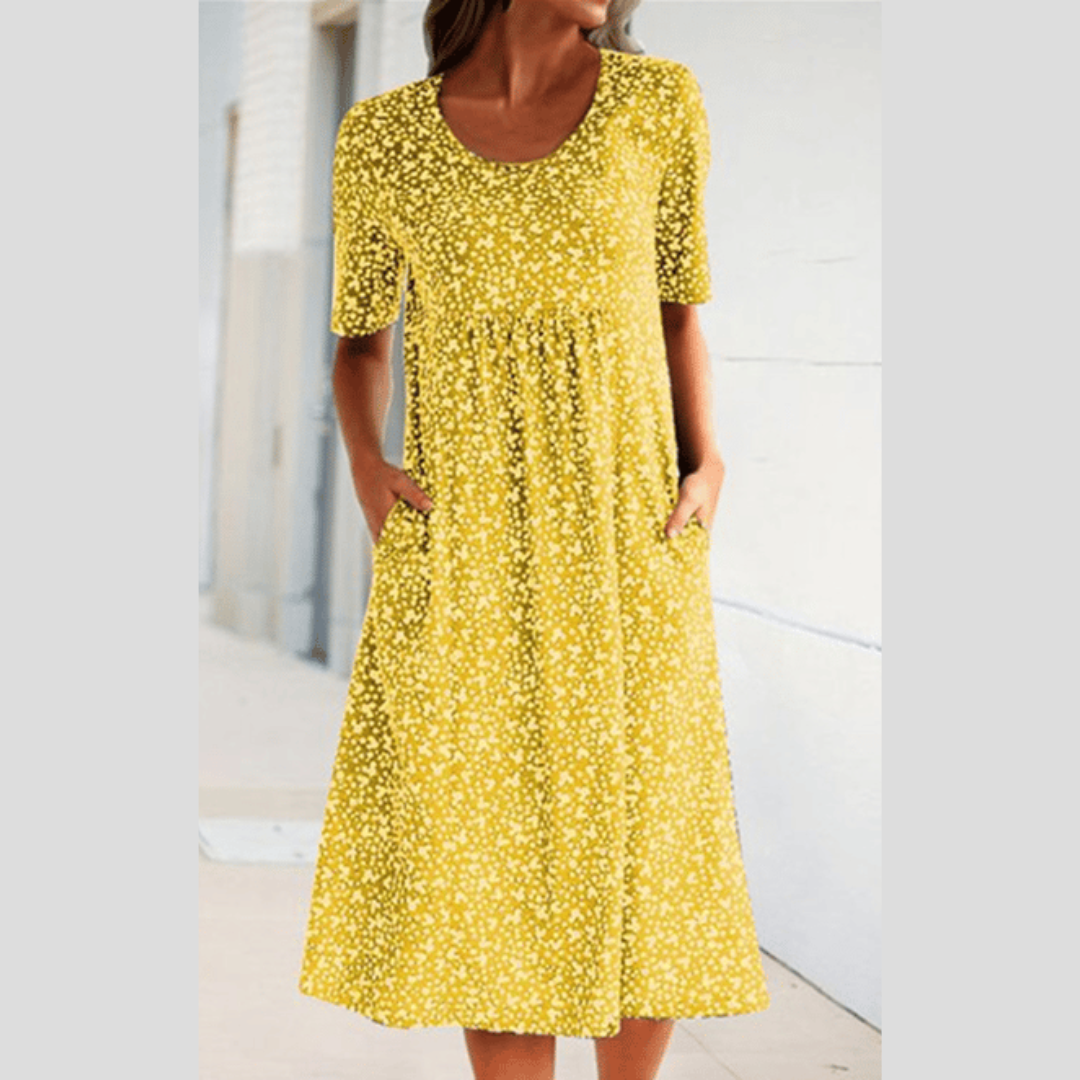 EP | ROBE MIDI CHIC AVEC STYLE FLORAL