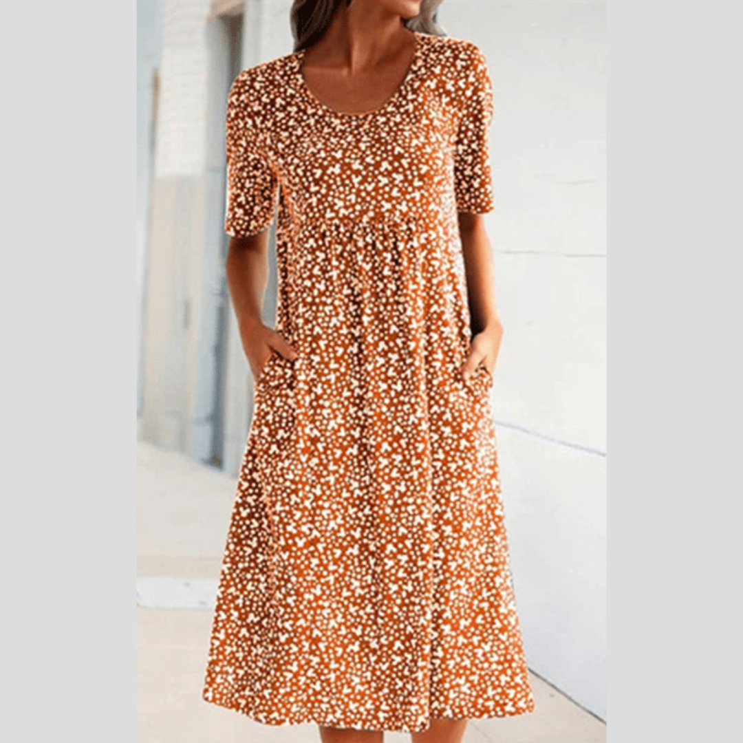 EP | ROBE MIDI CHIC AVEC STYLE FLORAL