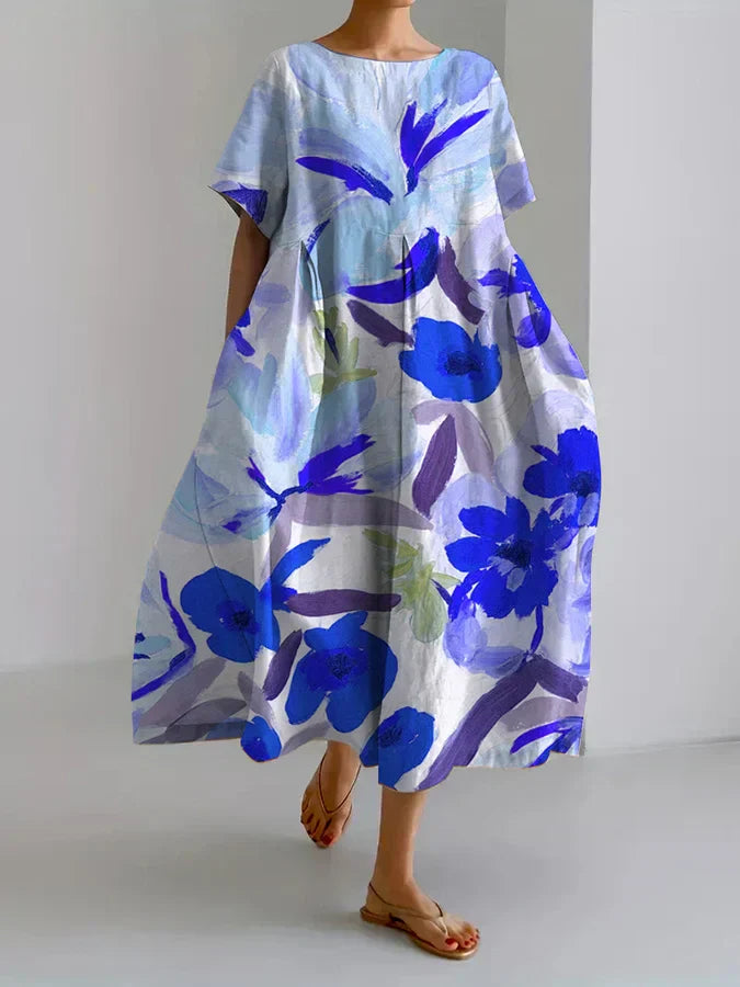 ND | Maxi robe à fleurs en vrac
