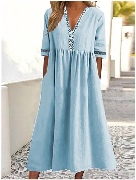 EP | robe en coton et lin