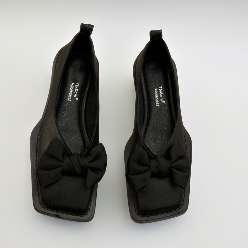 ND | orteil carré bouche plate loafers femmes loafers