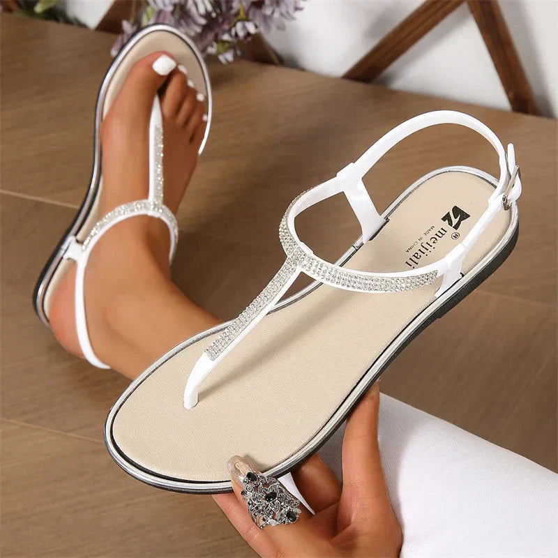 EP | Sandales à la mode en strass