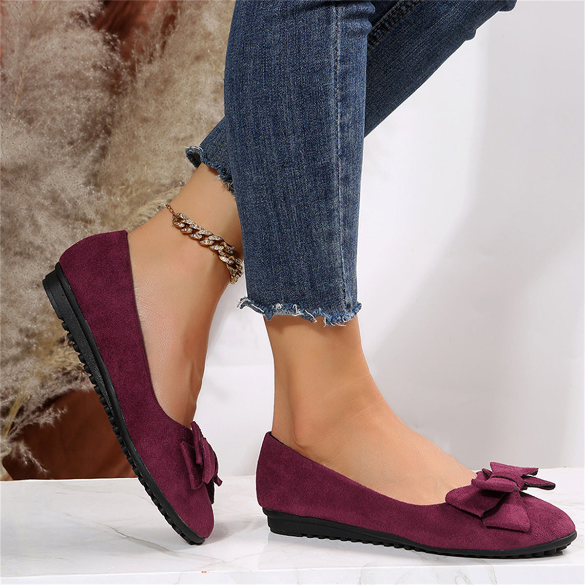 ND | Chaussons de ballet avec noeud