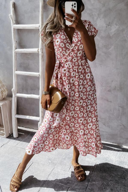 ND | Claudia - Robe midi Loved By You avec imprimé marguerite