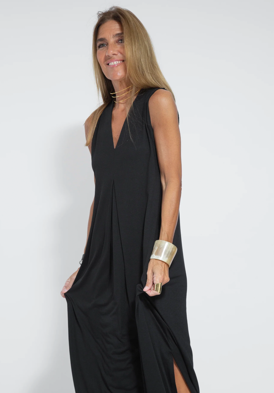 EP | Ensemble robe longue amincissante et gilet