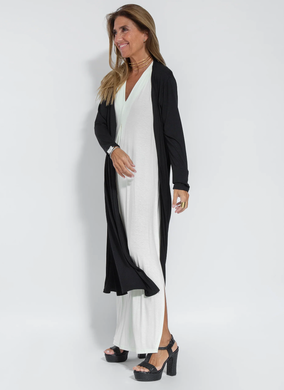 EP | Ensemble robe longue amincissante et gilet