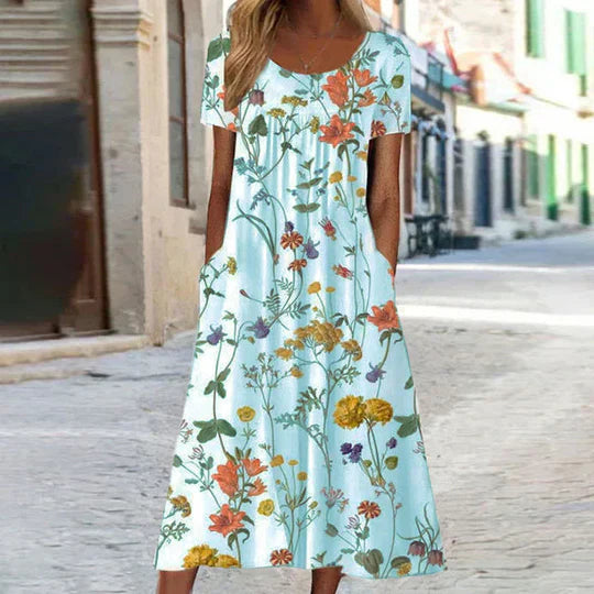 EP | Robe d'été avec motif floral boho