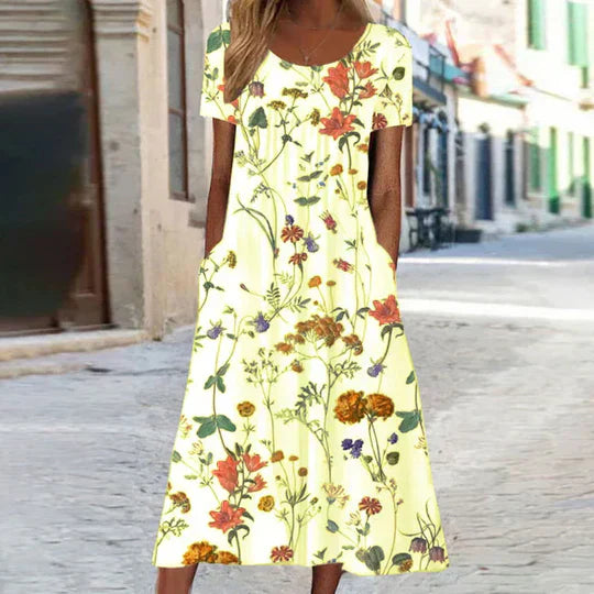 EP | Robe d'été avec motif floral boho
