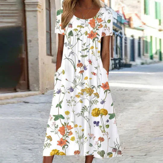 EP | Robe d'été avec motif floral boho