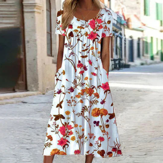 EP | Robe d'été avec motif floral boho