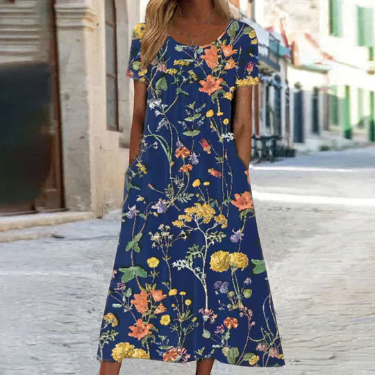 EP | Robe d'été avec motif floral boho