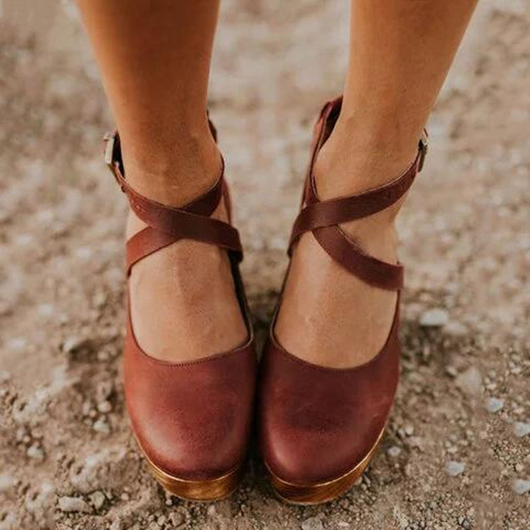 ND | Chaussures compensées encombrantes