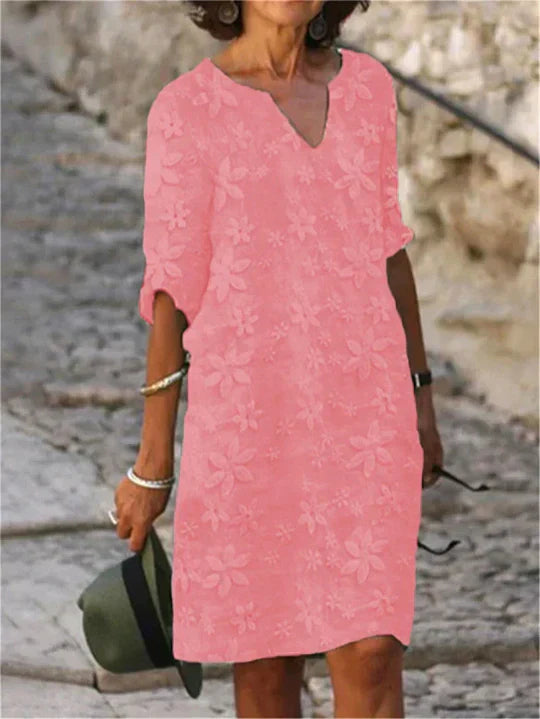 EP | Robe midi florale élégante