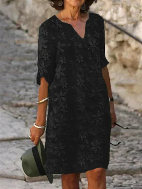 EP | Robe midi florale élégante