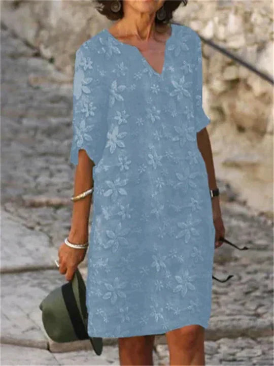 EP | Robe midi florale élégante