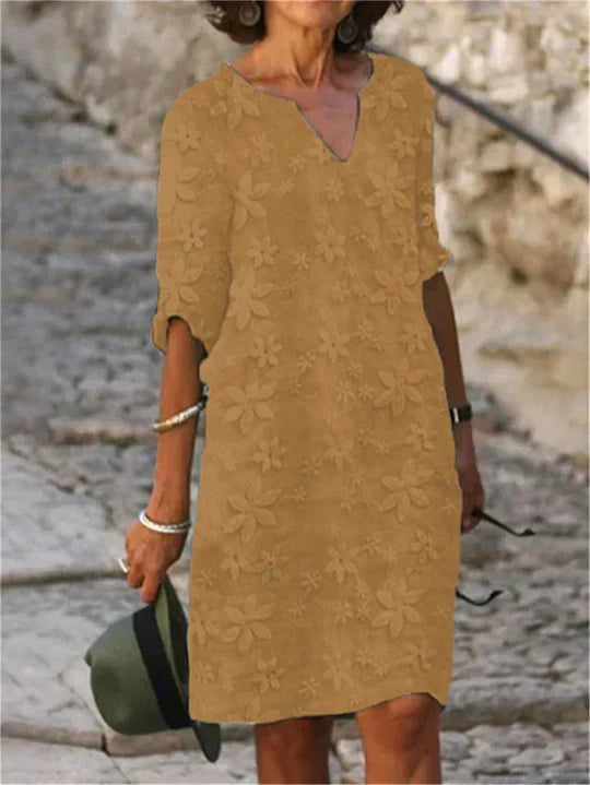 EP | Robe midi florale élégante