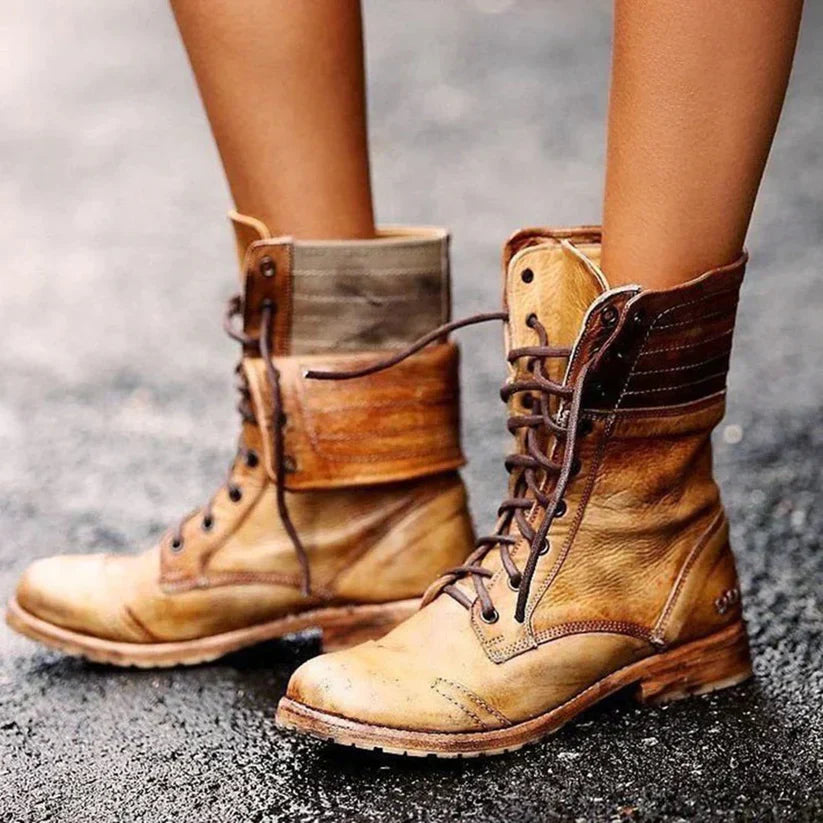 ND | Bottes à lacets vintage Combat Boots