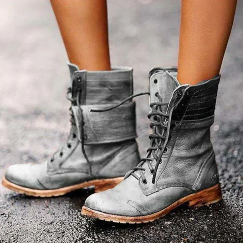 ND | Bottes à lacets vintage Combat Boots