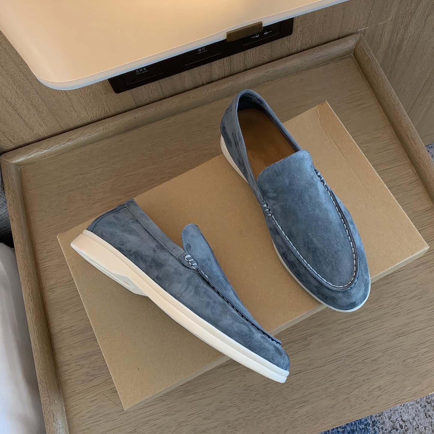 ND | Hommes Chaussures de loisirs en daim Loafer Slip On