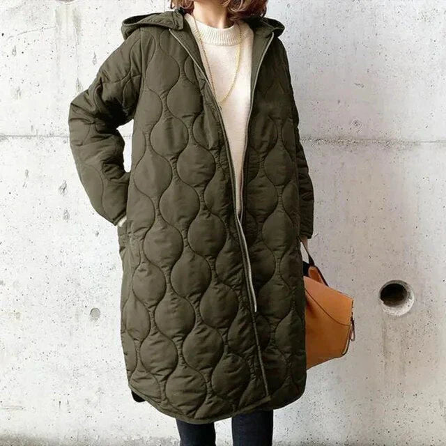 ND | Manteau matelassé avec capuche