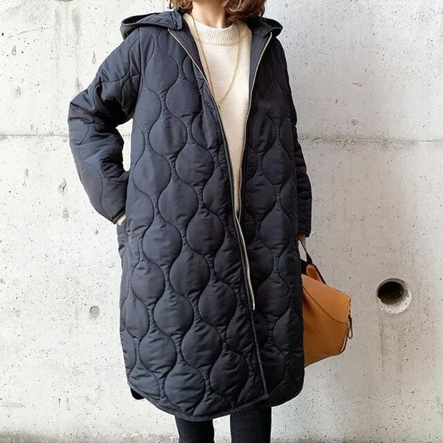 ND | Manteau matelassé avec capuche