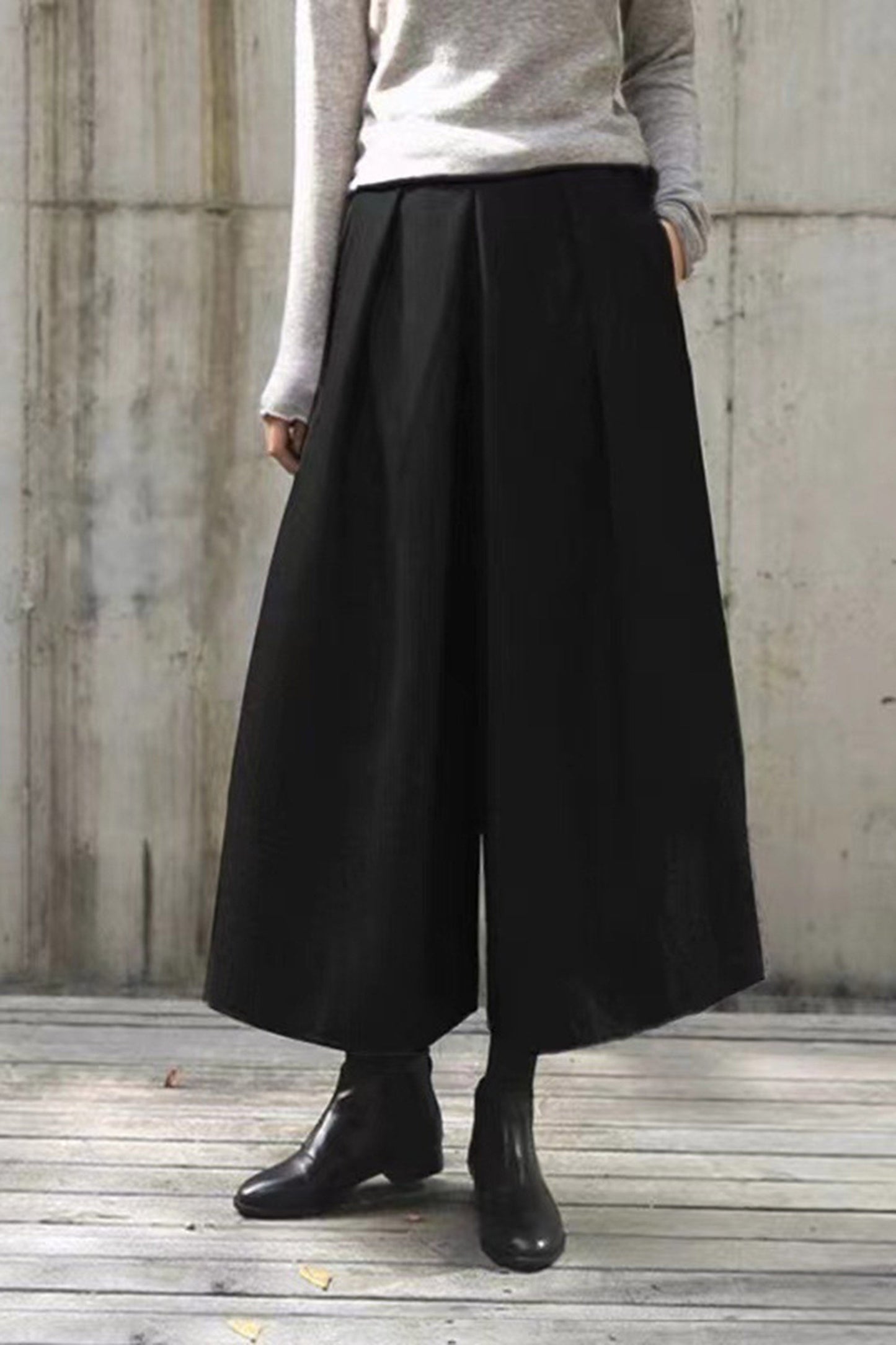 ND | Pantalon élégant à jambe large