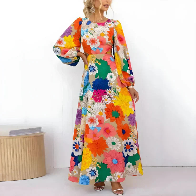 EP | Robe longue à imprimé floral