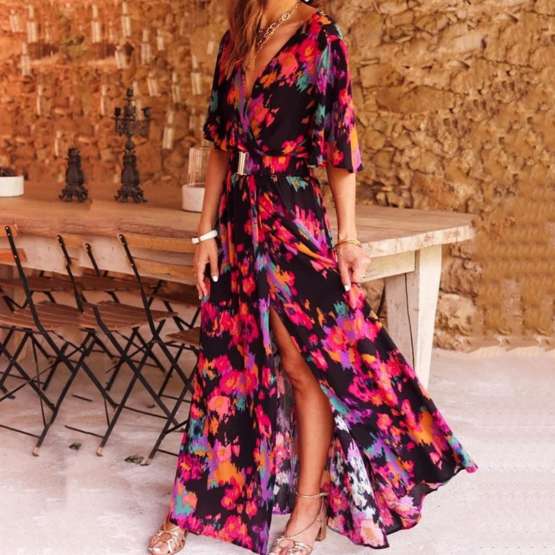 EP | Robe longue portefeuille