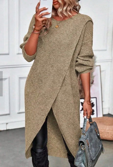 ND | Robe midi à manches longues