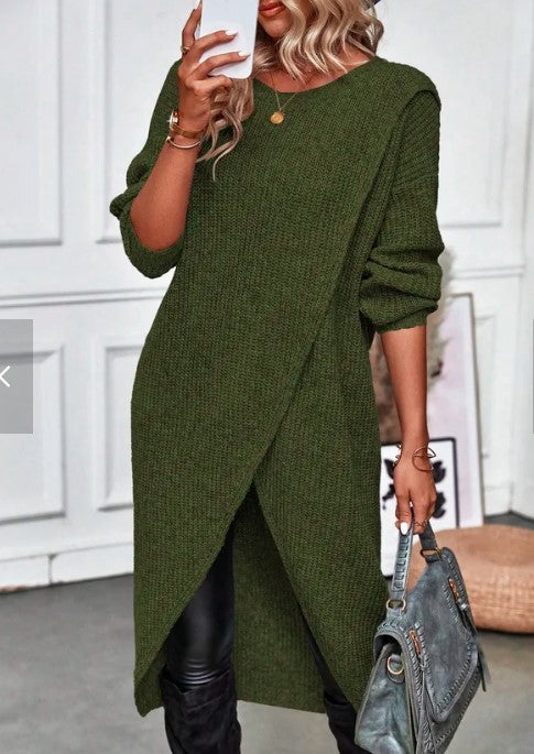ND | Robe midi à manches longues
