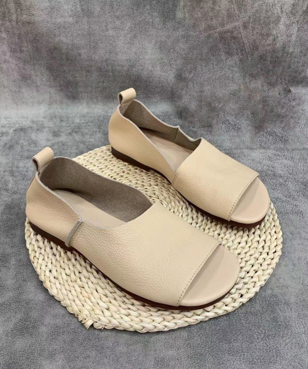 ND | Slip-on minimalistes à bouts ouverts