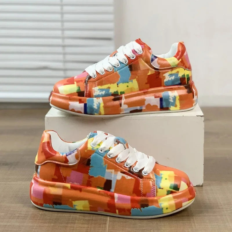 ND | Chaussures de sport vivantes de style graffiti