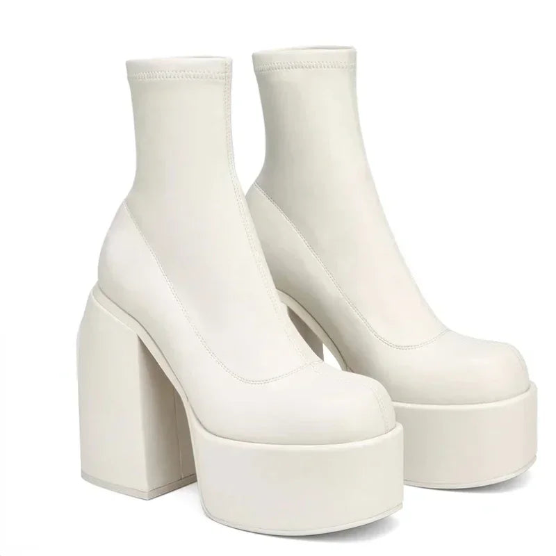 ND | Bottines à plateforme décontractées et soutenues