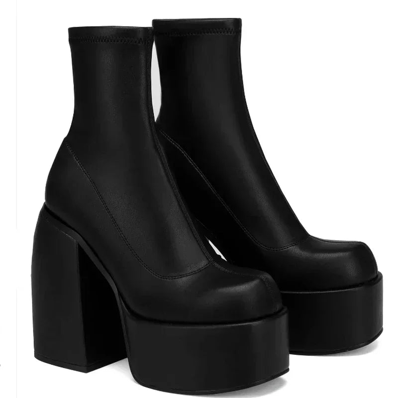 ND | Bottines à plateforme décontractées et soutenues