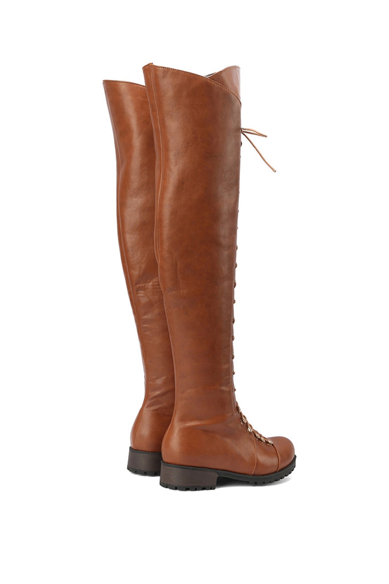 ND | Bottes over-the-nee avec lacets