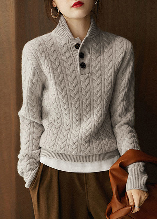 ND | Pull-over en tricot avec boutons