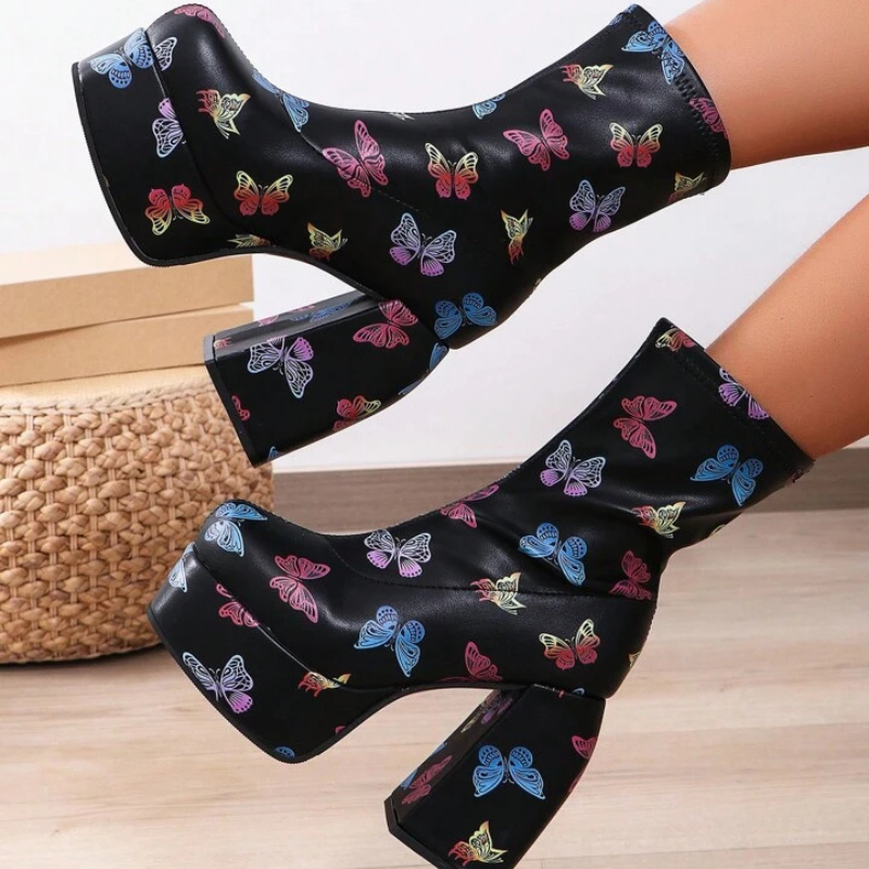 ND | Bottines à plateforme décontractées et soutenues